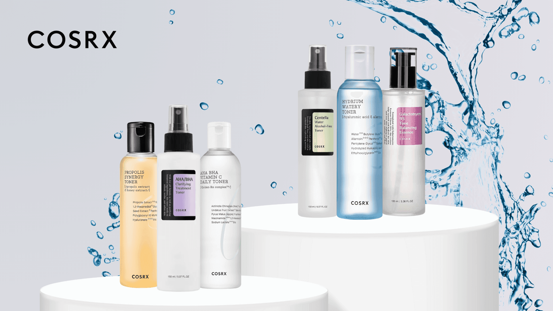 Các loại toner của COSRX (review) & hướng dẫn cách sử dụng
