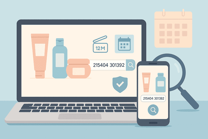 web check hạn sử dụng mỹ phẩm ảnh đại diện