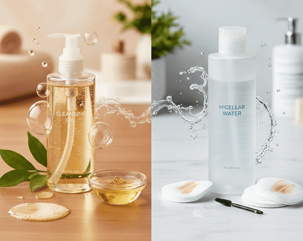 Nên dùng dầu tẩy trang hay nước tẩy trang: Lựa chọn nào cho da bạn?