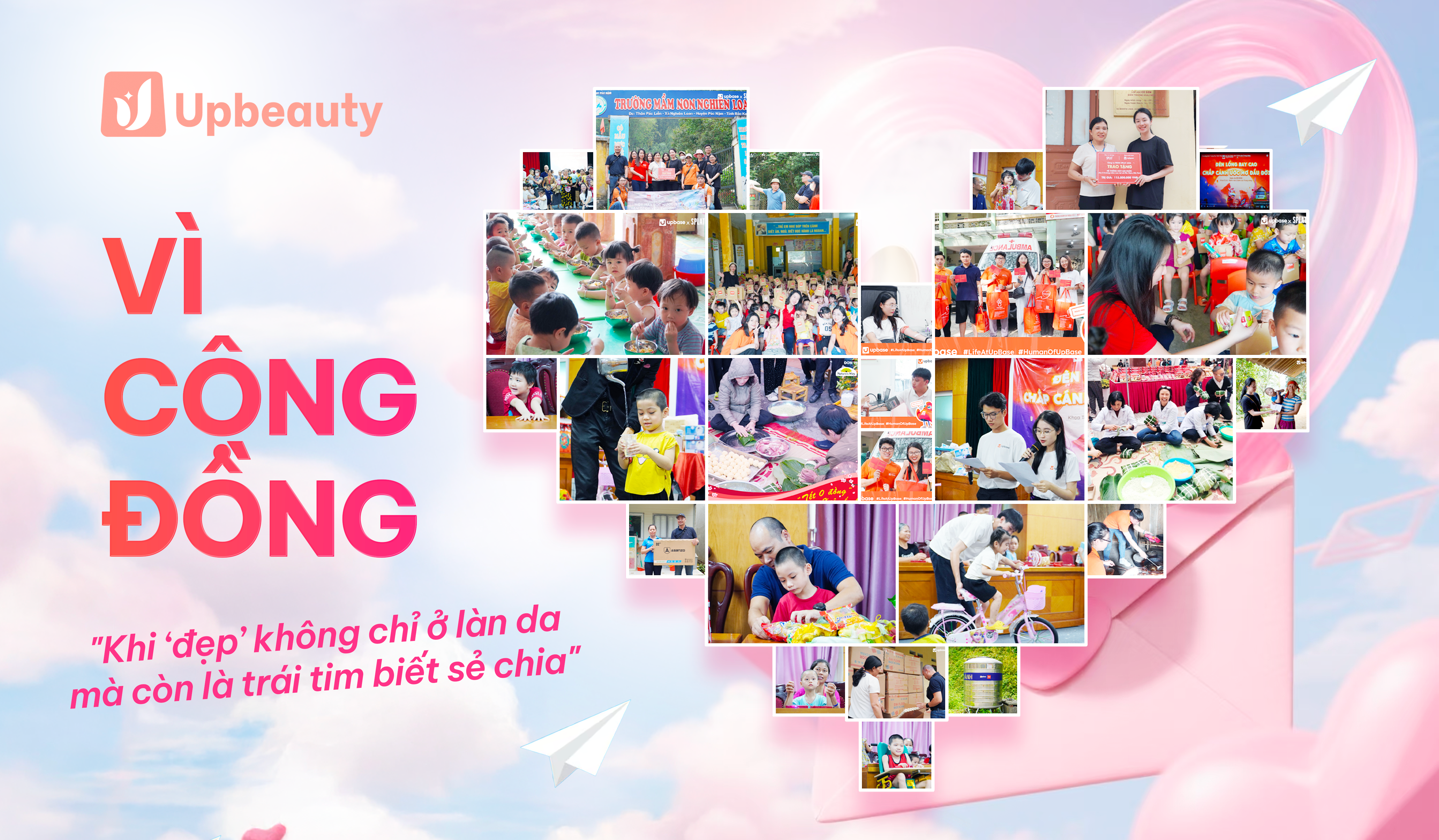 Hành trình yêu thương của UpBeauty - Khi vẻ đẹp đến từ trái tim
